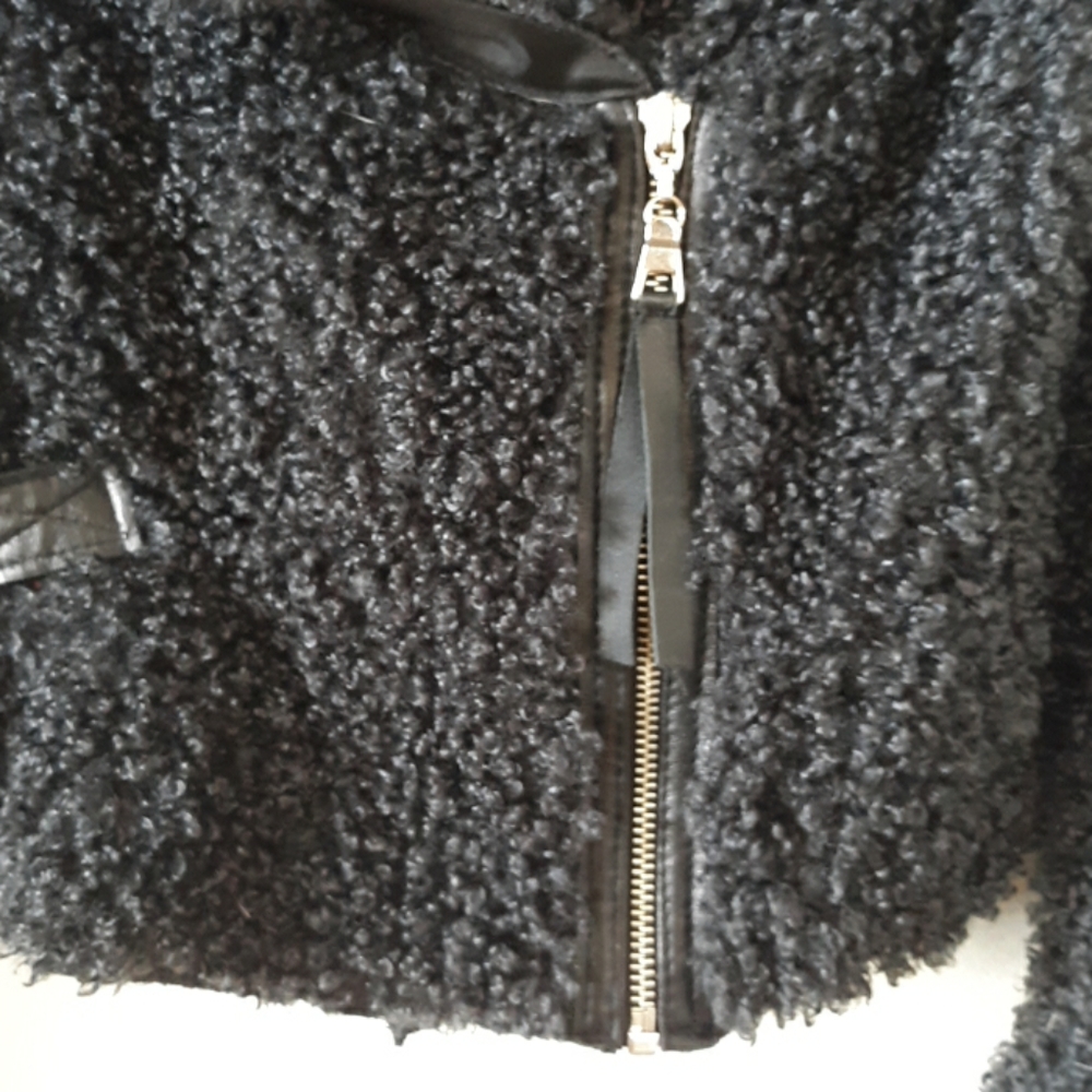 SEVEN 7 Teddy bear biker style jacket - Picture 4 of 8